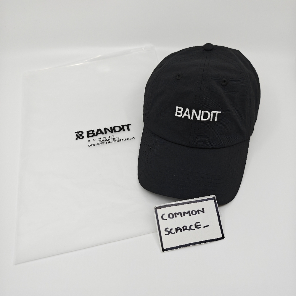 OS Bandit Running OG Classic Nylon Run Cycling Activewear Hat - Black